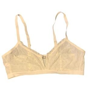 Colsie Bralette White Size Large